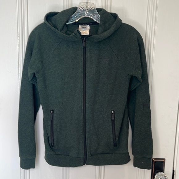 Diadora Sweatshirt, Full Zip, Zipper Pockets Size Youth L - Picture 1 of 3